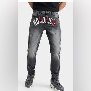 Goodrich Men's OH Shadow Gray Distressed Jeans Size 32